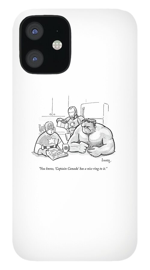 Captain Canada Has A Nice Ring iPhone 12 Case
