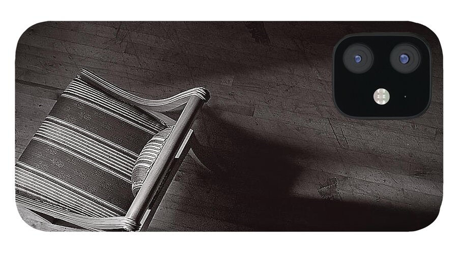 Chair iPhone 12 Case featuring the photograph Chair from Above by Rick Mosher