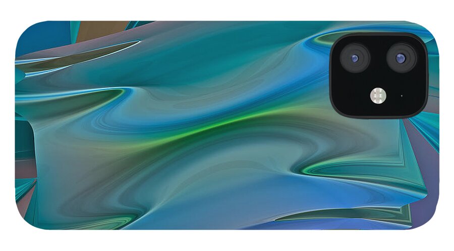 Abstract iPhone 12 Case featuring the digital art Changing Expectations by Judi Suni Hall