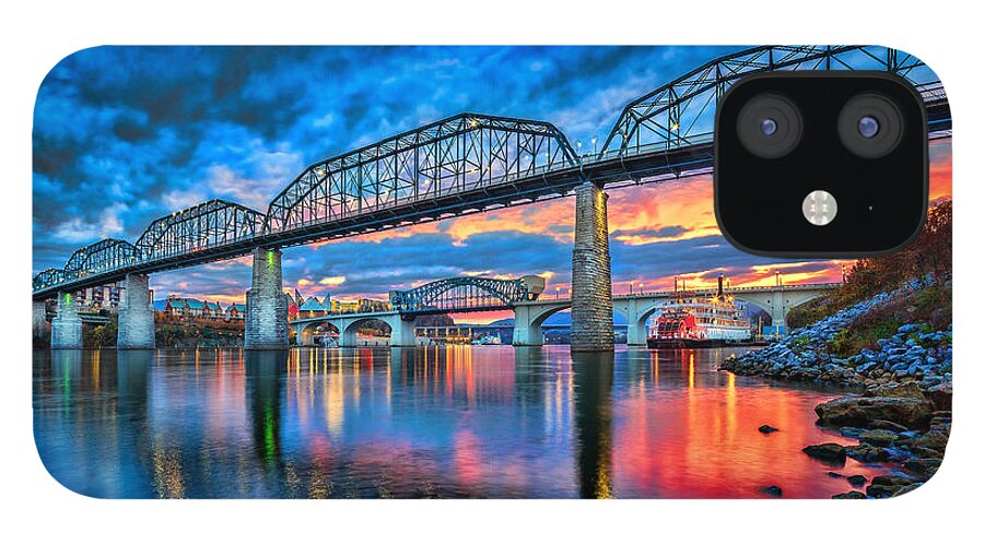 Chattanooga iPhone 12 Case featuring the photograph Chattanooga Sunset 3 by Steven Llorca
