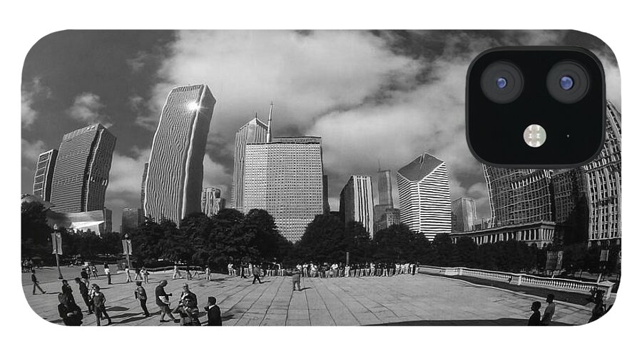 Cities iPhone 12 Case featuring the photograph Chicago Architecture by Eric Wiles