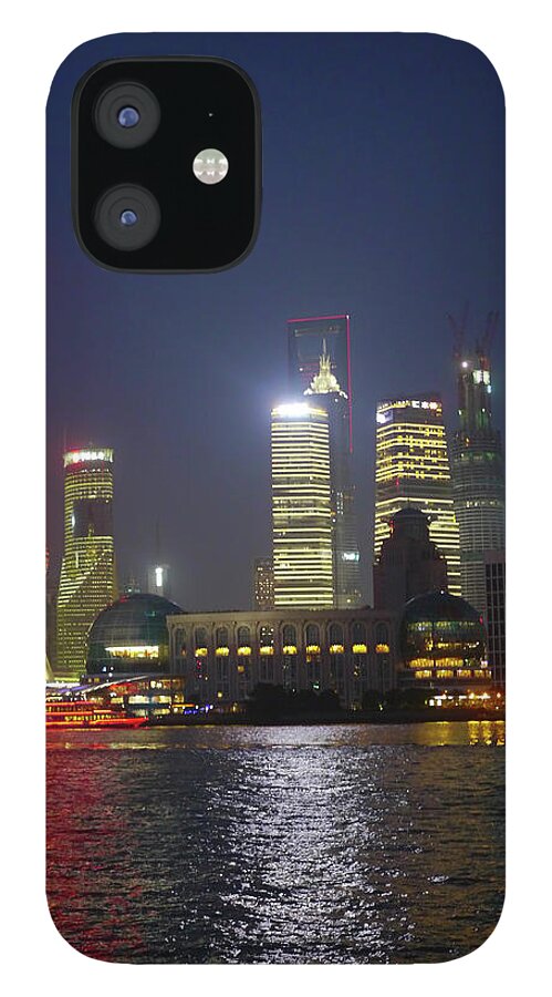 Tranquility iPhone 12 Case featuring the photograph China, Shanghai, Pudong by Photostock-israel