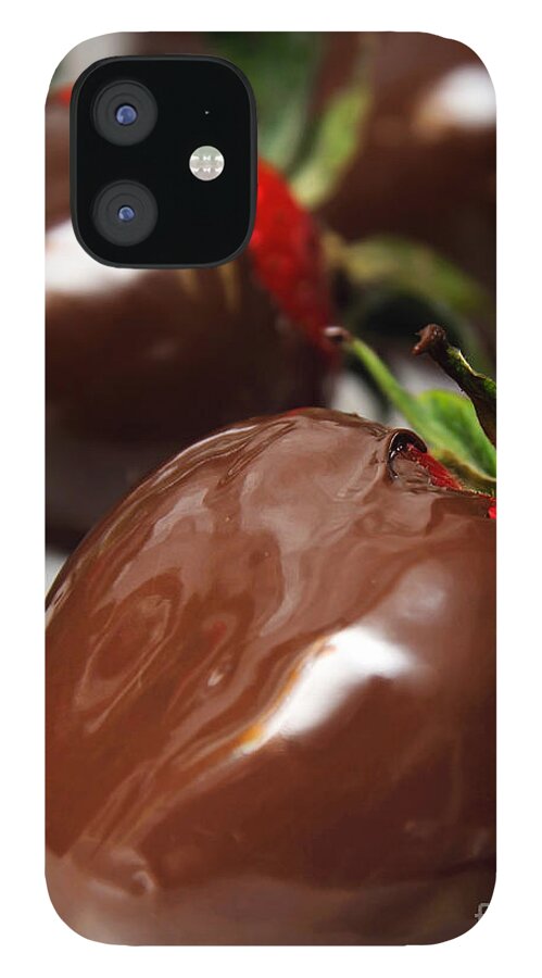 Andee Design Food iPhone 12 Case featuring the photograph Chocolate Covered Strawberries by Andee Design