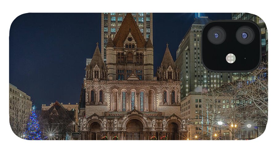  iPhone 12 Case featuring the photograph Christmas in Copley by Bryan Xavier