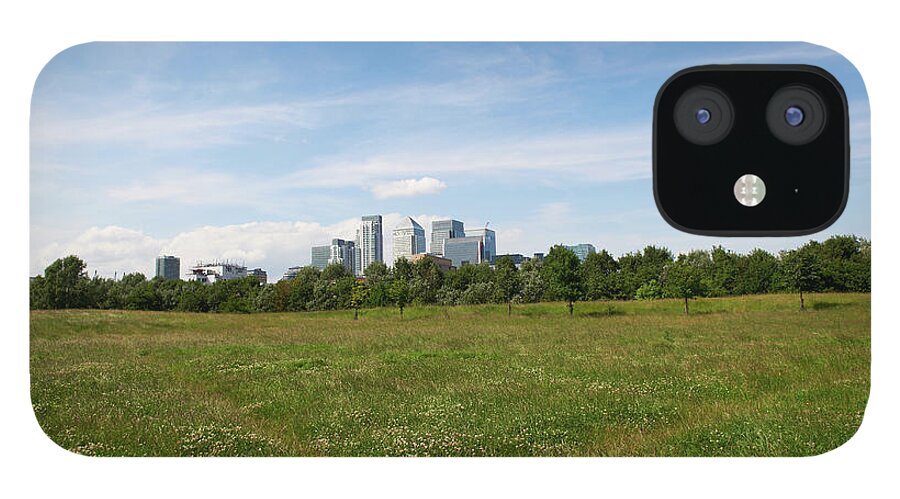 Scenics iPhone 12 Case featuring the photograph Cityscape Portrait by Mike Harrington