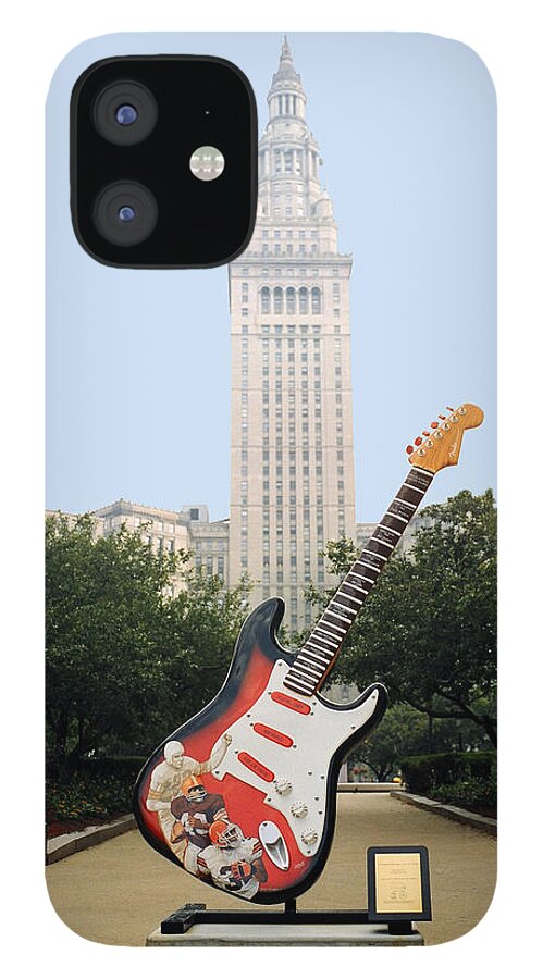 Cle iPhone 12 Case featuring the photograph Cleveland Rocks by Terri Harper