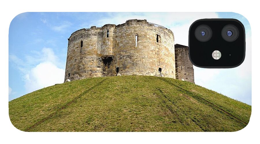 Stone iPhone 12 Case featuring the photograph Clifford's Tower York by Scott Lyons