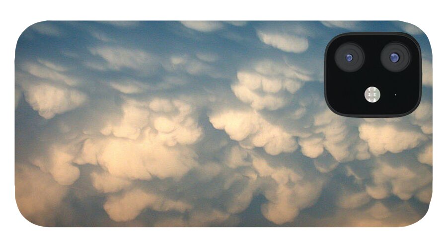 Cloud iPhone 12 Case featuring the photograph Cloud Texture by Shane Bechler