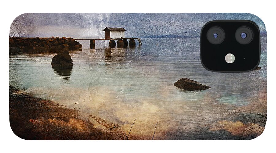 Boat_house iPhone 12 Case featuring the photograph Coastal Path by Randi Grace Nilsberg