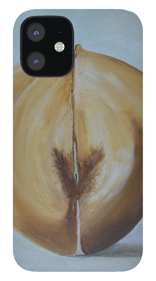 Coco De Mer iPhone 12 Case featuring the painting Coco de Mer   Female by Conor Murphy