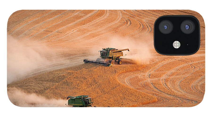 Harvest iPhone 12 Case featuring the photograph Cooperation by Mary Jo Allen