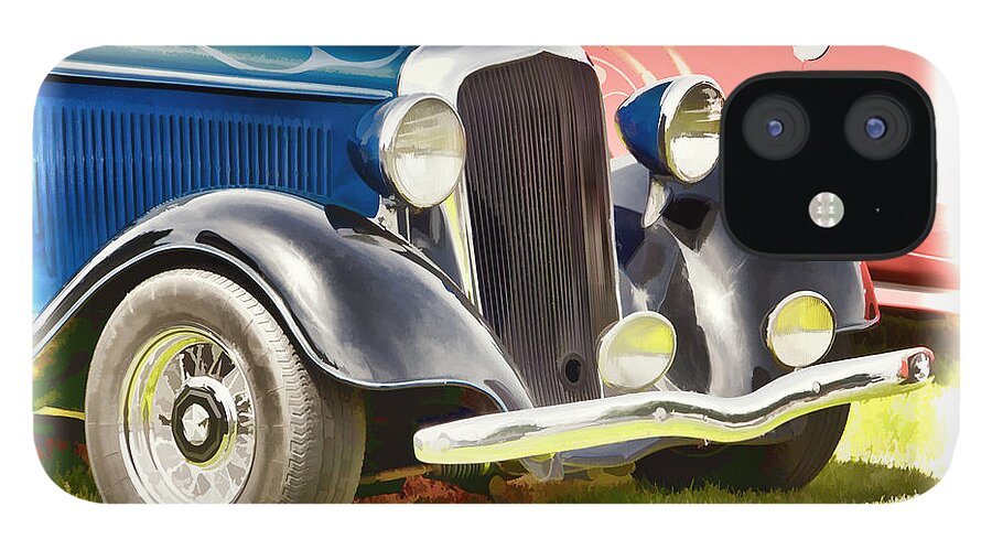 Hot Rod iPhone 12 Case featuring the photograph Custom Hot Rod by Ron Roberts
