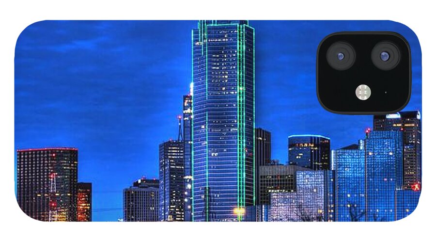 Dallas iPhone 12 Case featuring the photograph Dallas Skyline HD by Jonathan Davison