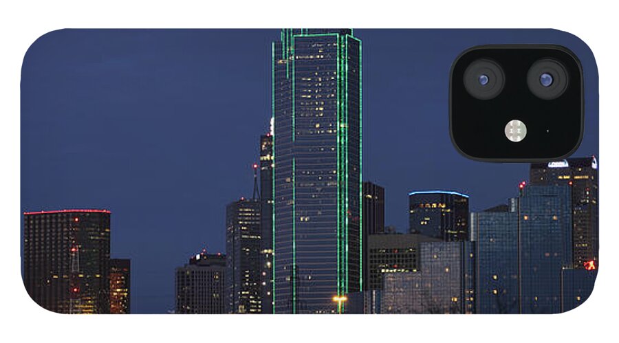 Dallas iPhone 12 Case featuring the photograph Dallas Skyline by Jonathan Davison