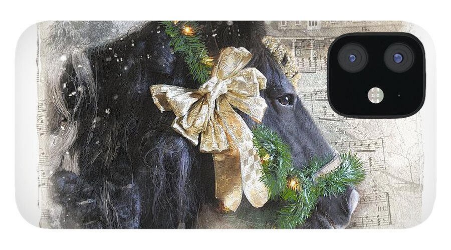 Christmas iPhone 12 Case featuring the photograph Deck the Stalls... by Fran J Scott
