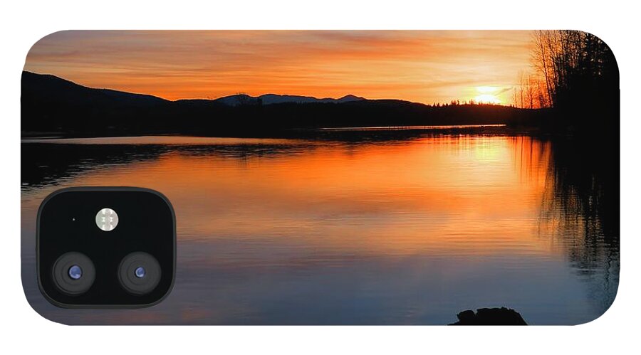 Sunset iPhone 12 Case featuring the photograph Deepening Light by Peter Mooyman