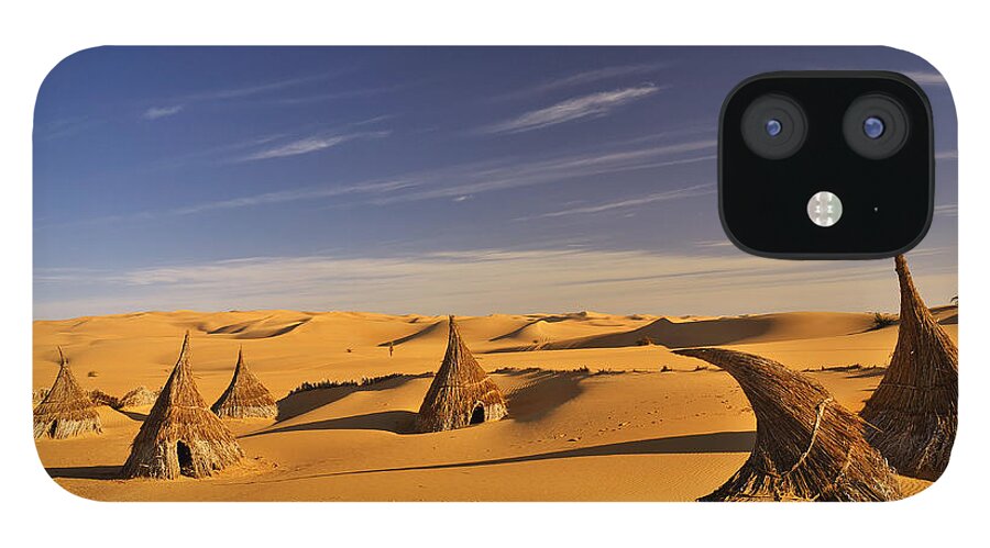 Landscape iPhone 12 Case featuring the photograph Desert village by Ivan Slosar