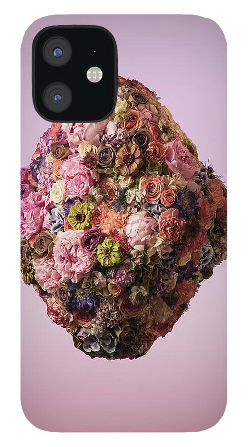 Tranquility iPhone 12 Case featuring the photograph Dimond Shaped Floral Arrangement by Jonathan Knowles