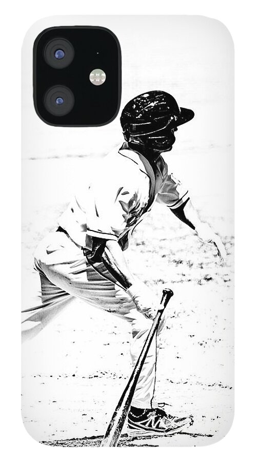 Baseball iPhone 12 Case featuring the photograph Doing It by Karol Livote