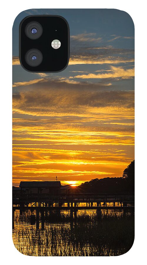 Sunset iPhone 12 Case featuring the photograph East Coast Sunset by David Downs