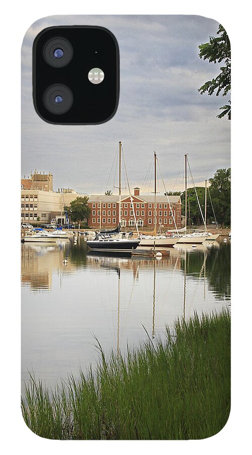 Eel Pond iPhone 12 Case featuring the photograph Eel Pond at Dawn by Nautical Chartworks