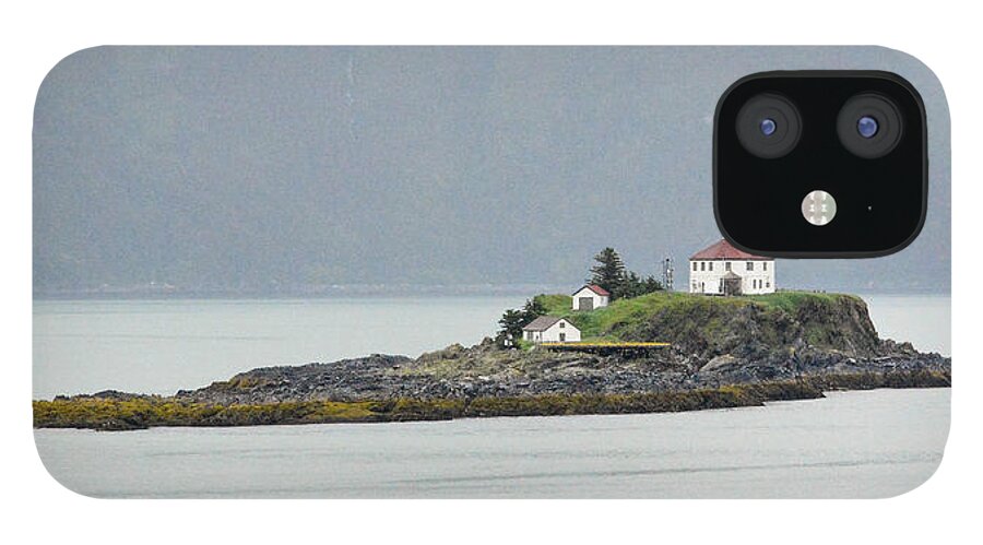 Lighthouse iPhone 12 Case featuring the photograph Eldred rock lighthouse by Barry Bohn