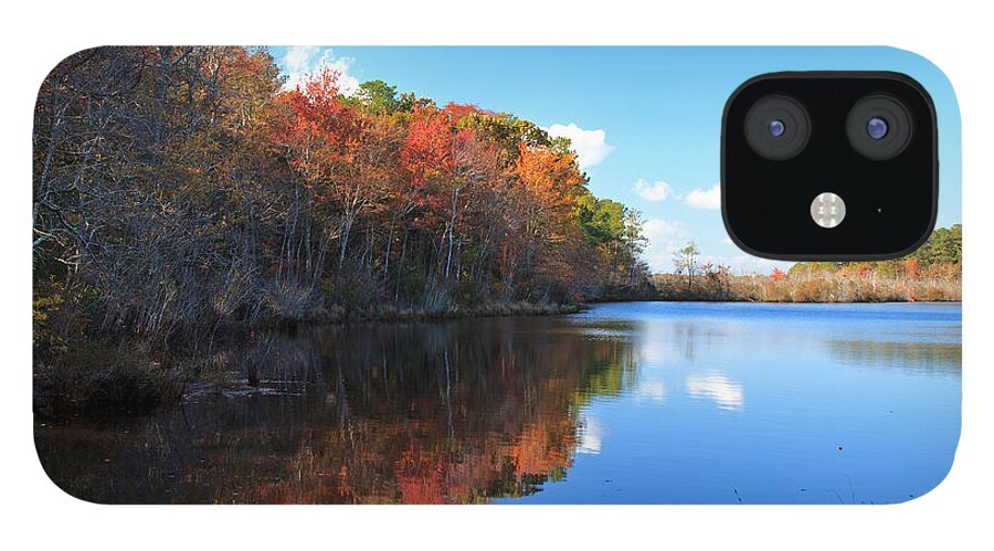 Turkel Pond iPhone 12 Case featuring the photograph Fall at Turkel Pond by Robert Pilkington