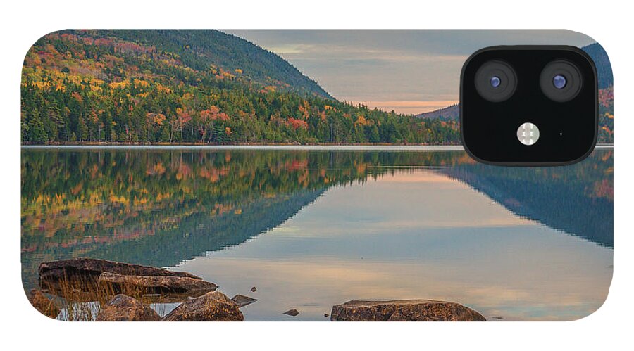 Maine iPhone 12 Case featuring the photograph Fall reflections by Izet Kapetanovic