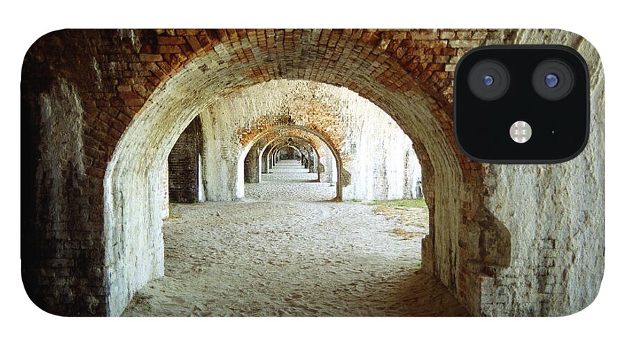Pensacola iPhone 12 Case featuring the photograph Fort Pickens Arches by Tom Brickhouse