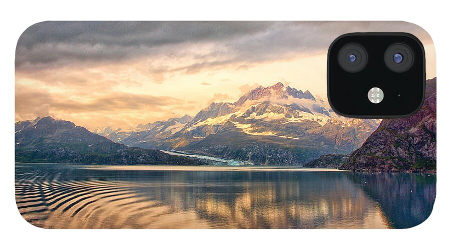 Landscape iPhone 12 Case featuring the photograph Glacier Bay Reflections by Janis Knight