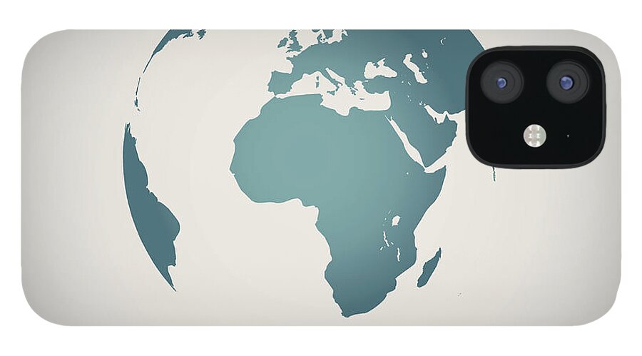 Globe iPhone 12 Case featuring the digital art Globe by Mattjeacock