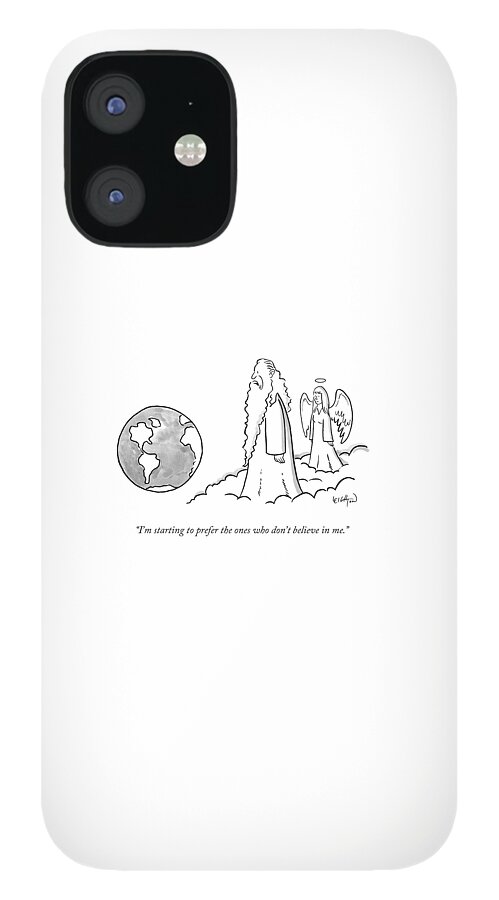 God Looks At Earth iPhone 12 Case