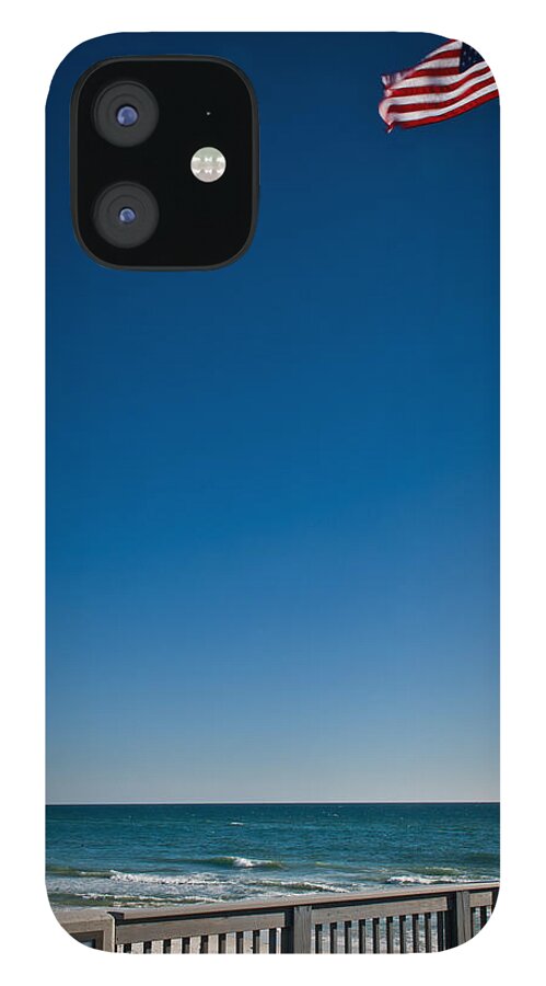 Flag iPhone 12 Case featuring the photograph Gods Glory and Old Glory by George Taylor