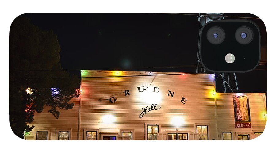 Timed Exposure iPhone 12 Case featuring the photograph Gruene Hall by David Morefield