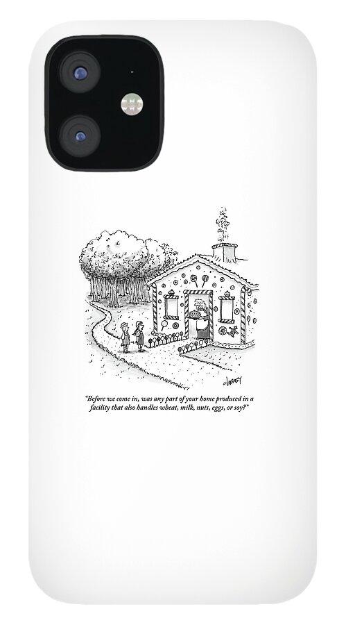 Hansel And Gretel Approach A Witch's Gingerbread iPhone 12 Case