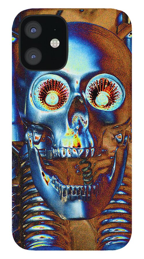 Motorcycle iPhone 12 Case featuring the photograph Happy Steel by Richard Henne