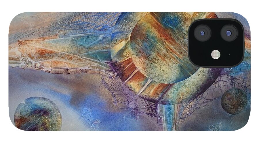 Spiritual iPhone 12 Case featuring the painting Heavens Gate by Tara Moorman