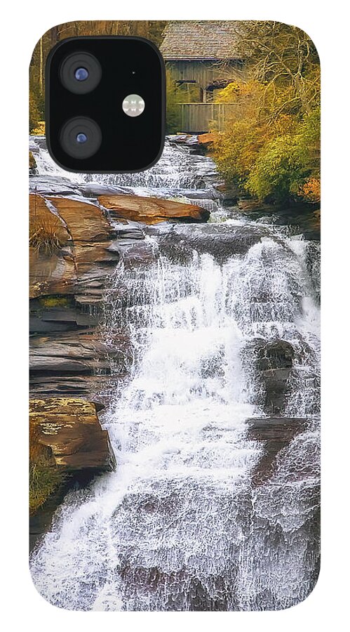 Water iPhone 12 Case featuring the photograph High Falls by Scott Norris