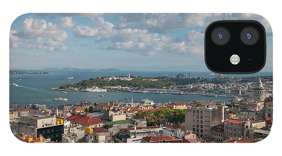 Tranquility iPhone 12 Case featuring the photograph Historic Peninsula And Galata District by Ayhan Altun