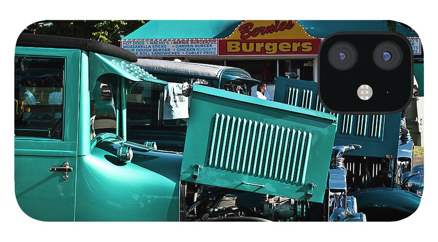 Car iPhone 12 Case featuring the photograph Hot Rods and Burgers by Ron Roberts