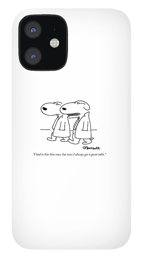 I Had To Bite Him Once iPhone 12 Case