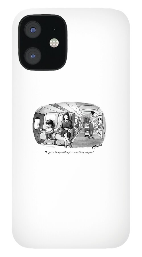 I Spy With My Little Eye - Something On Fire iPhone 12 Case