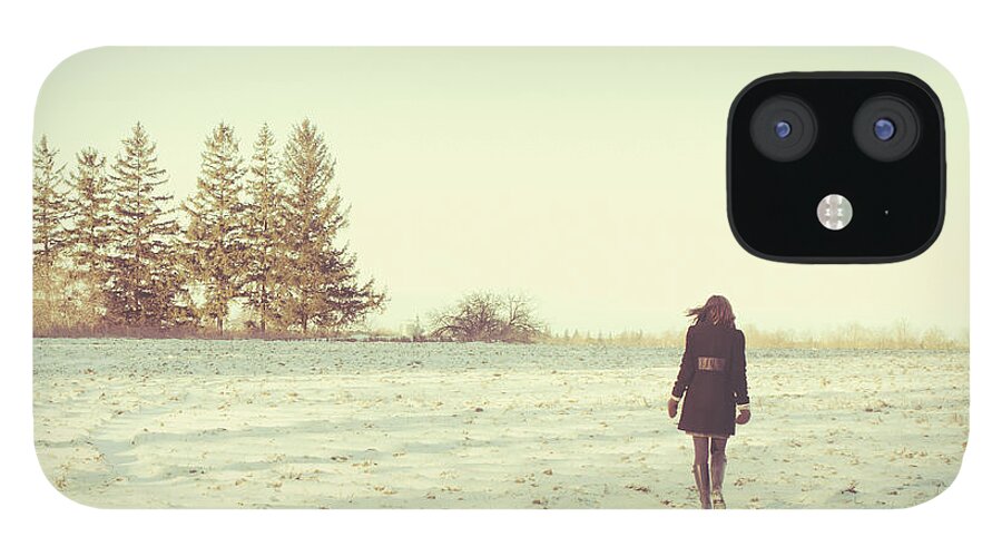 Wind iPhone 12 Case featuring the photograph Into The Wind by Heather Hanrahan
