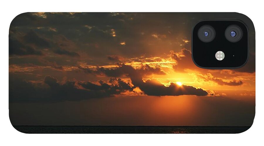 Cozumel iPhone 12 Case featuring the photograph It Burns by Laurie Search