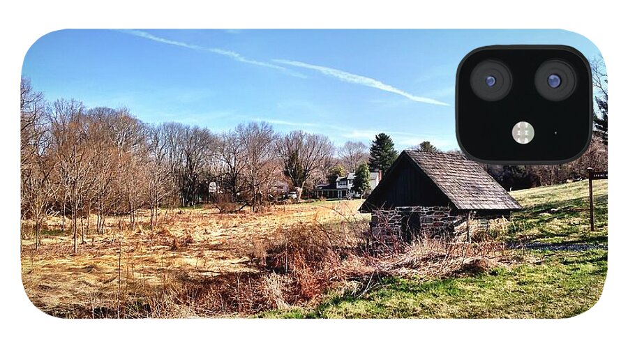 Jerusalem Mill iPhone 12 Case featuring the photograph Jerusalem Mill Spring House by Chris Montcalmo