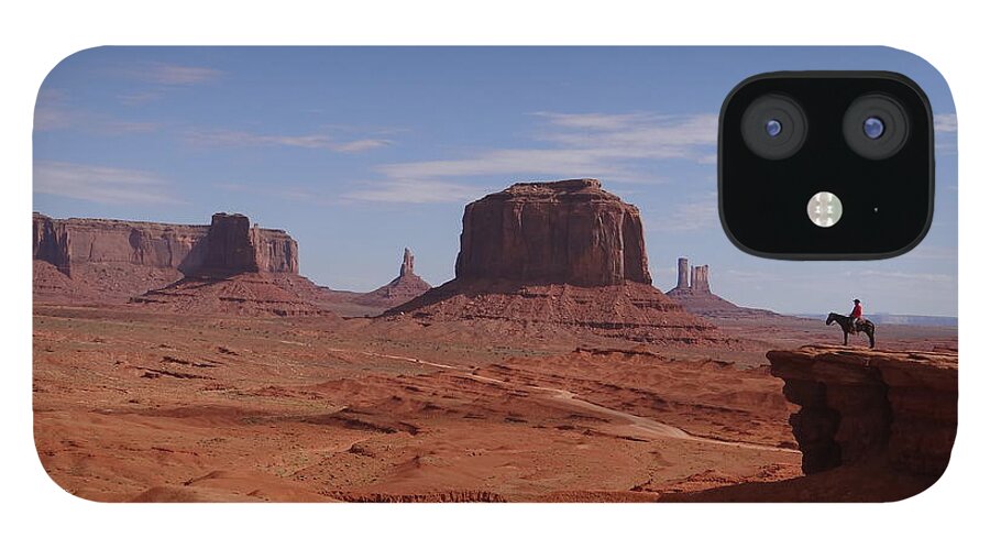 Monument Valley iPhone 12 Case featuring the photograph John Ford's Point in Monument Valley by Keith Stokes