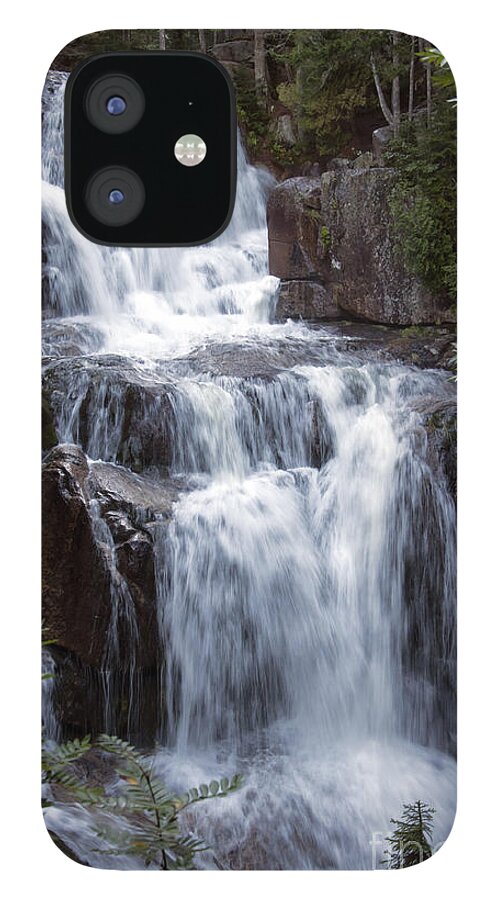 Katahdin iPhone 12 Case featuring the photograph Katahdin Stream Falls Baxter State Park Maine by Glenn Gordon