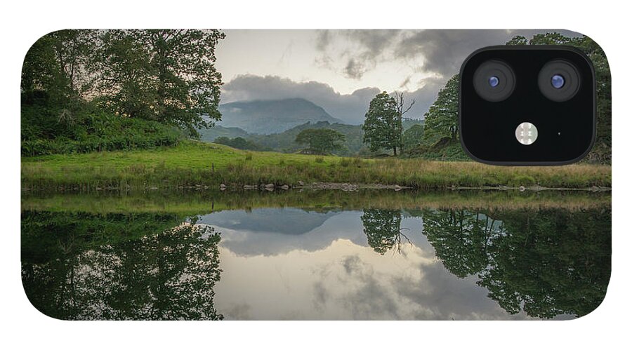 Scenics iPhone 12 Case featuring the photograph Lake District Reflections by Terry Roberts Photography