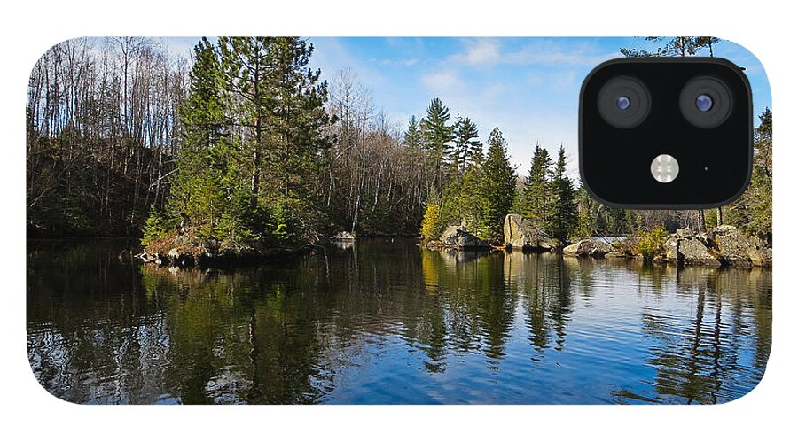 Lake Michigamme In Michigan iPhone 12 Case featuring the photograph Lake Michigamme by Gwen Gibson