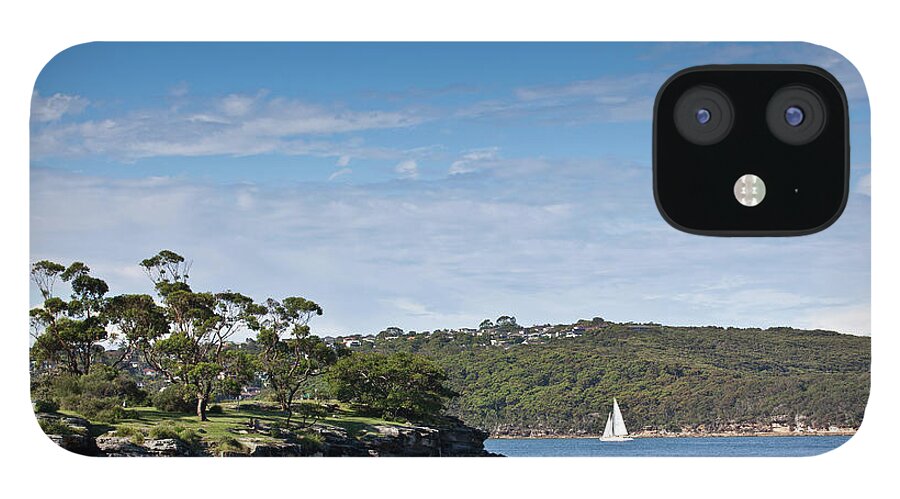 Tranquility iPhone 12 Case featuring the photograph Landscape Rocky Point Island Balmoral by Nerida Mcmurray Photography